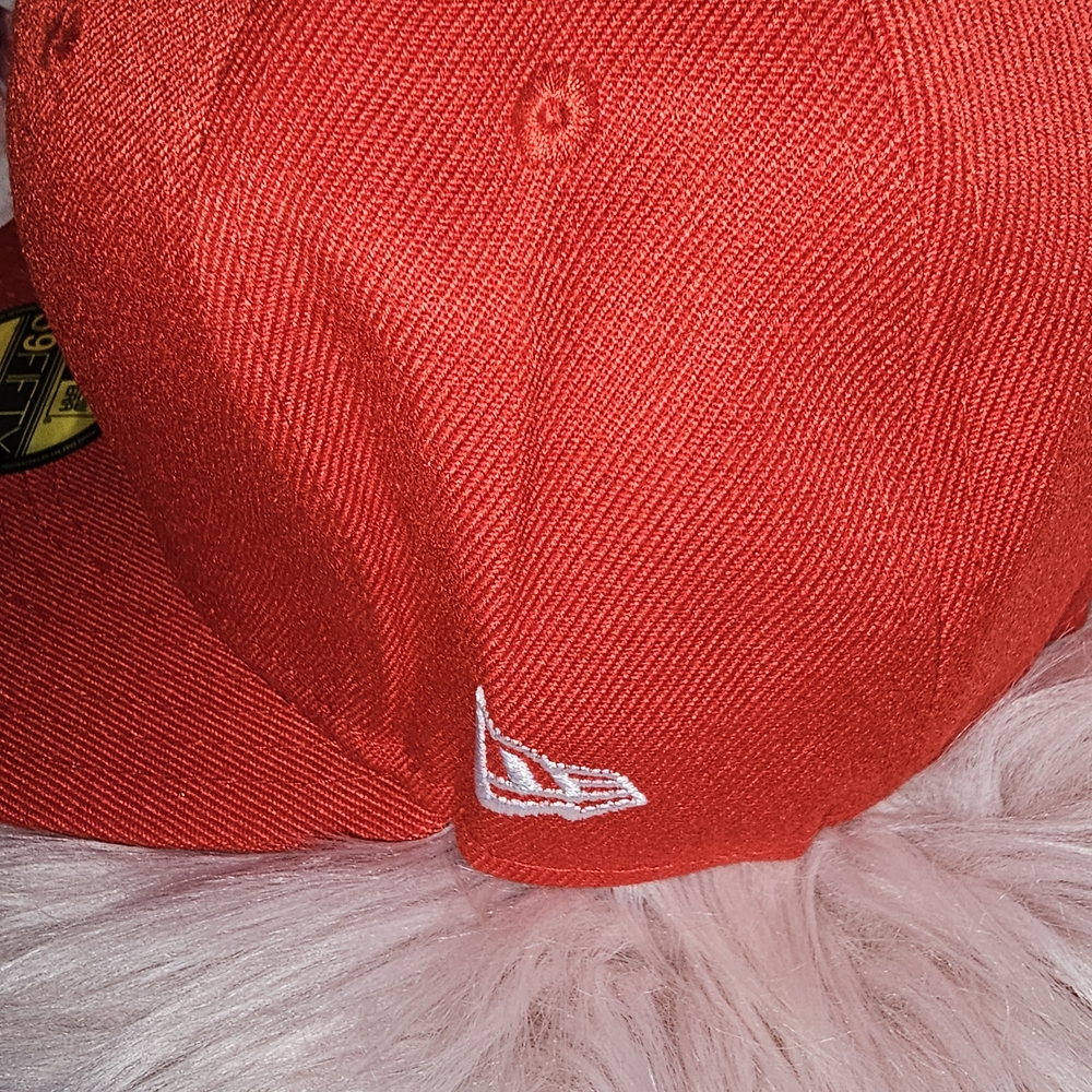 Red New Era 59FIFTY Cap - Picture 6 of 6